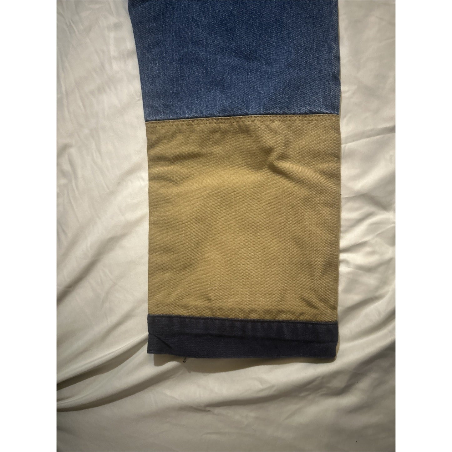 VTG WRANGLER RUGGEDWEAR MENS 34X30 DENIM CANVAS JEANS USA MADE WORKWEAR 2A06