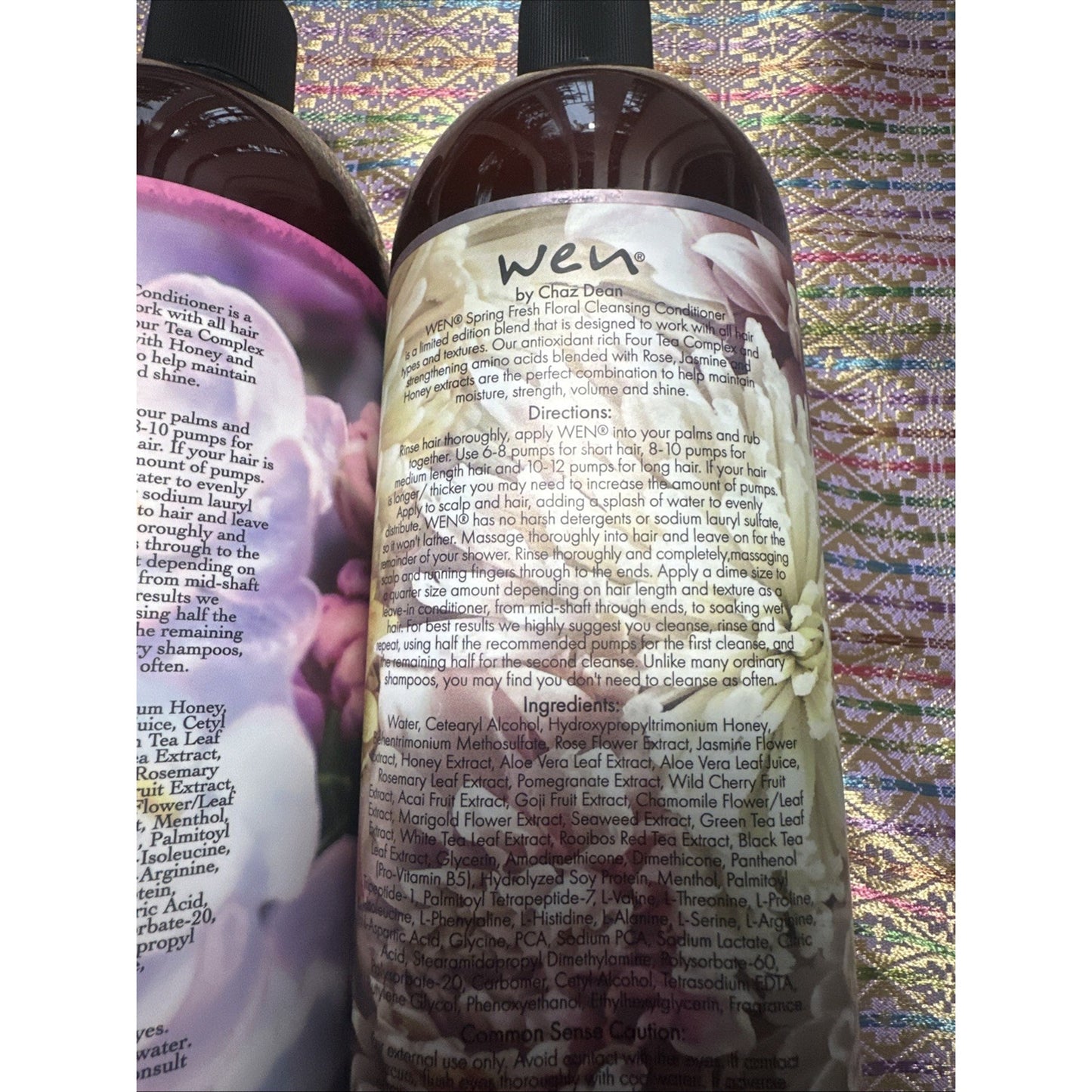 2-Pack Wen Cleansing Conditoner Spring Honey Lilac Spring Floral 64 oz total Z1