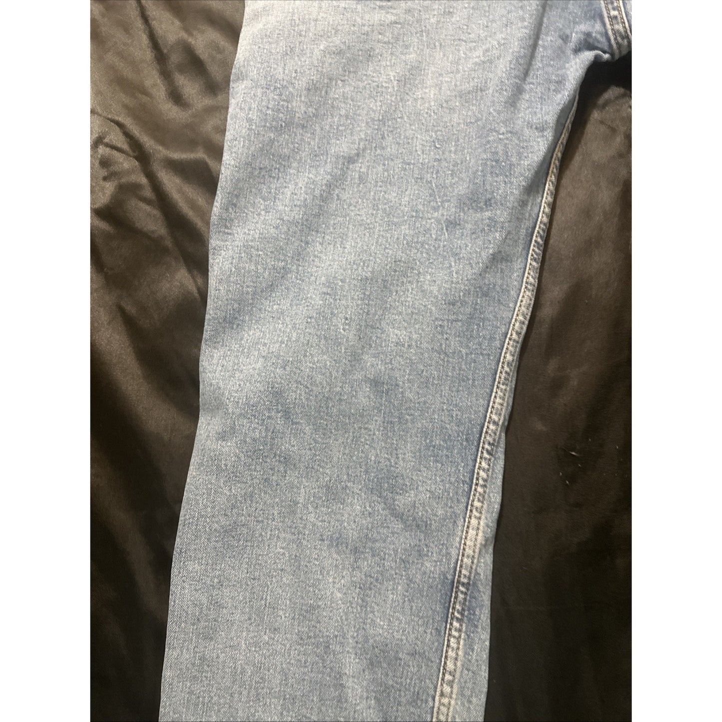 Levi's 505 Mens 36x32 Blue Denim Jeans Lightwash Cotton 1D08