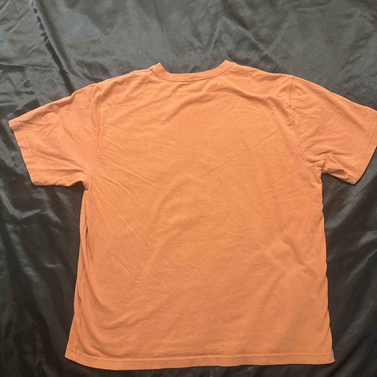 Carharrt Logo T Shirt Orange Tee Size XL Basic Mens 1A06