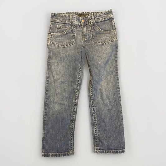 Calvin Klein Blue Denim Capris 29x23 Women's 4 Y2K Medium-Wash Excellent 1C05