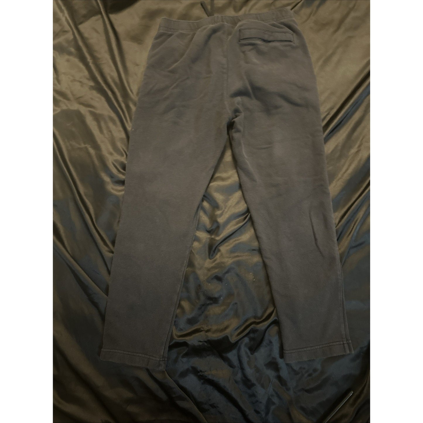 Nike Logo Basic Black Sweatpants Size M Women's Straight Leg Jordan 1C10