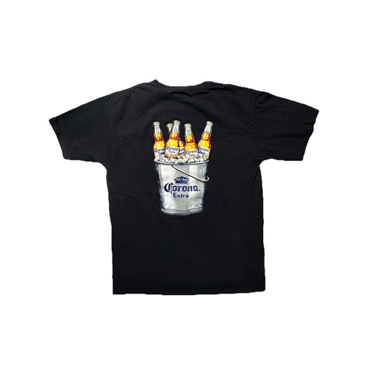 Corona Extra Shirt Black T Shirt Official Size M Men’s Beer Tee Short Sleeve M