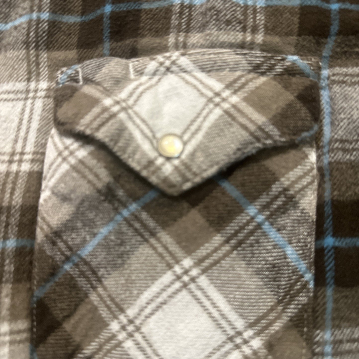 Wrangler Plaid Casual Button Down Shirt Pockets Women's M 21" PTP Cotton 1A13