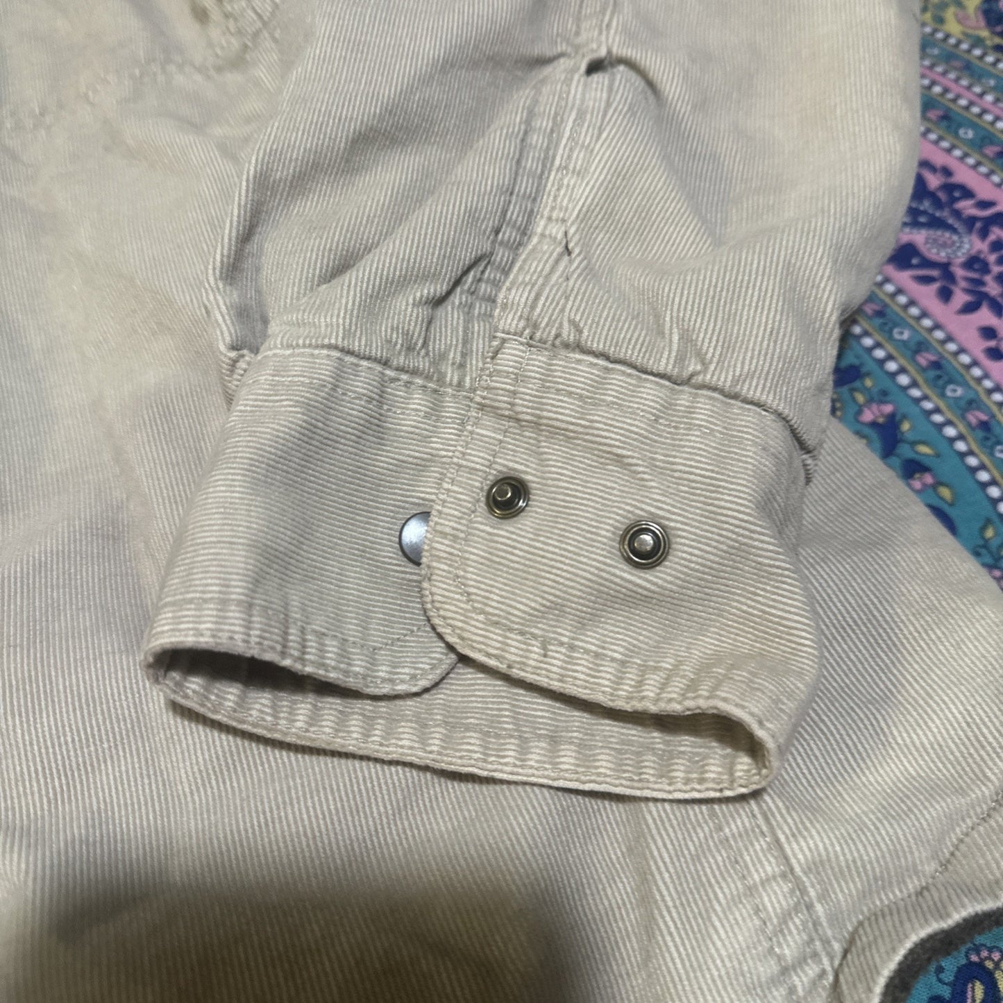 Covington Beige Corduroy Fleece Lined Jacket Size M Bangladesh