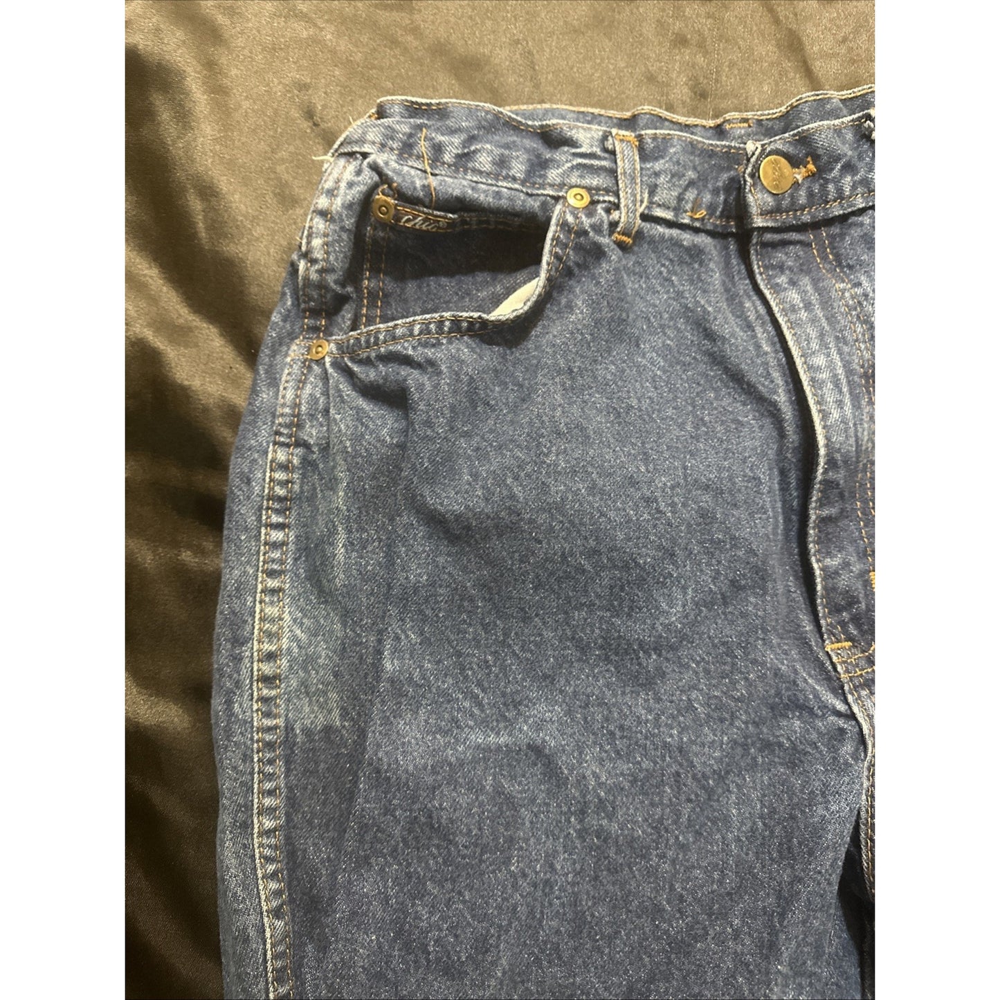 Chic Blue Denim Jeans Women's 30x28 2 Identical Pairs Y2K 1C21