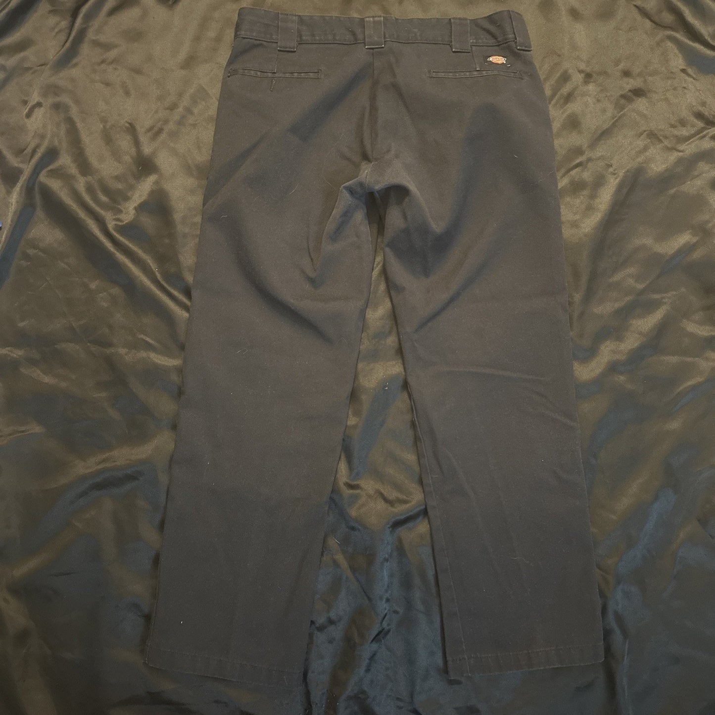 Dickies Black Chino Pants Mens 34x28 Cotton Blend Honduras Workwear 1B18