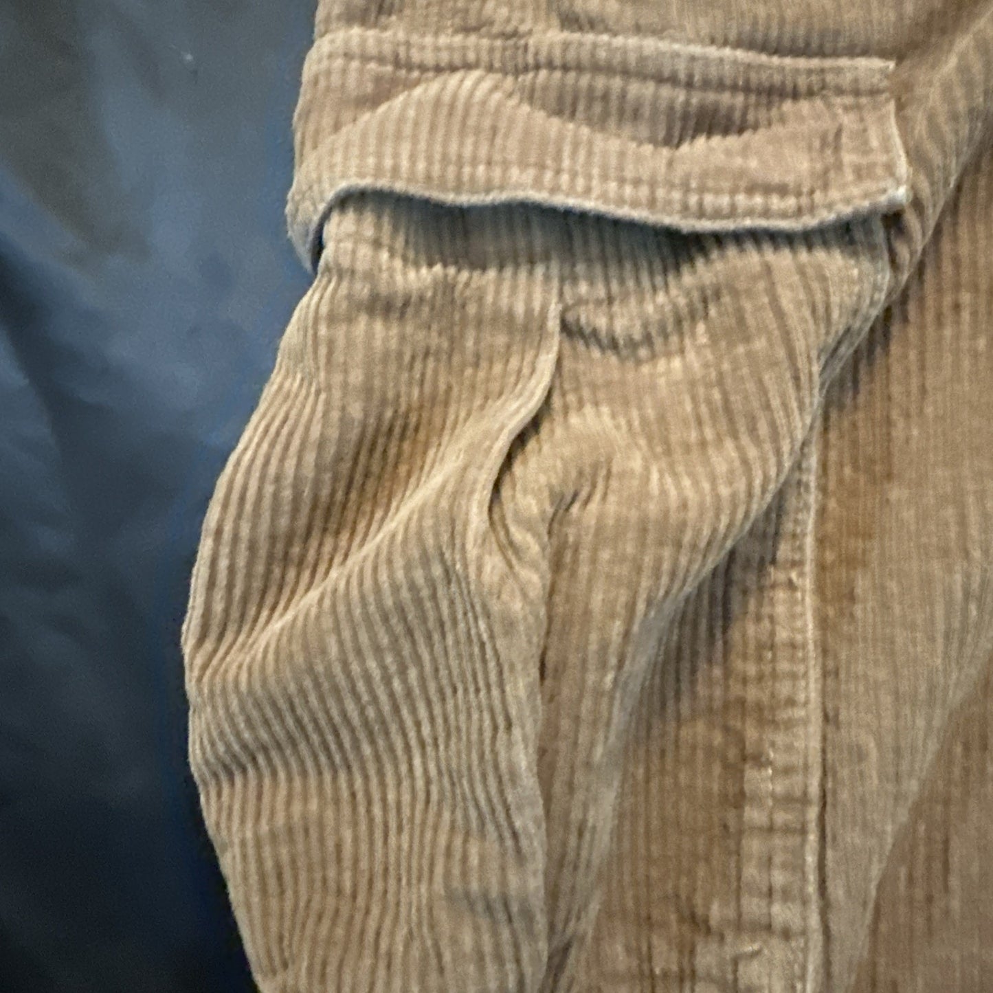 RSQ Corduroy Cargo Pants Mens 32x32 Brown Loose 100% Cotton 1B04