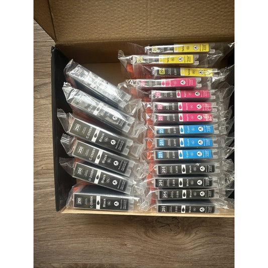 20 Arthur Imaging Inkjet Cartridge XL Set C-250BK C-251B C-251M C-251Y C-251C AA