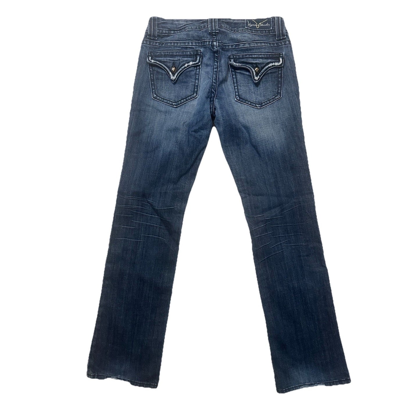 Vigoss Studio Women’s Denim Blue Jeans P20876 Size 5/6 28x32 NY Bootcut Y2K
