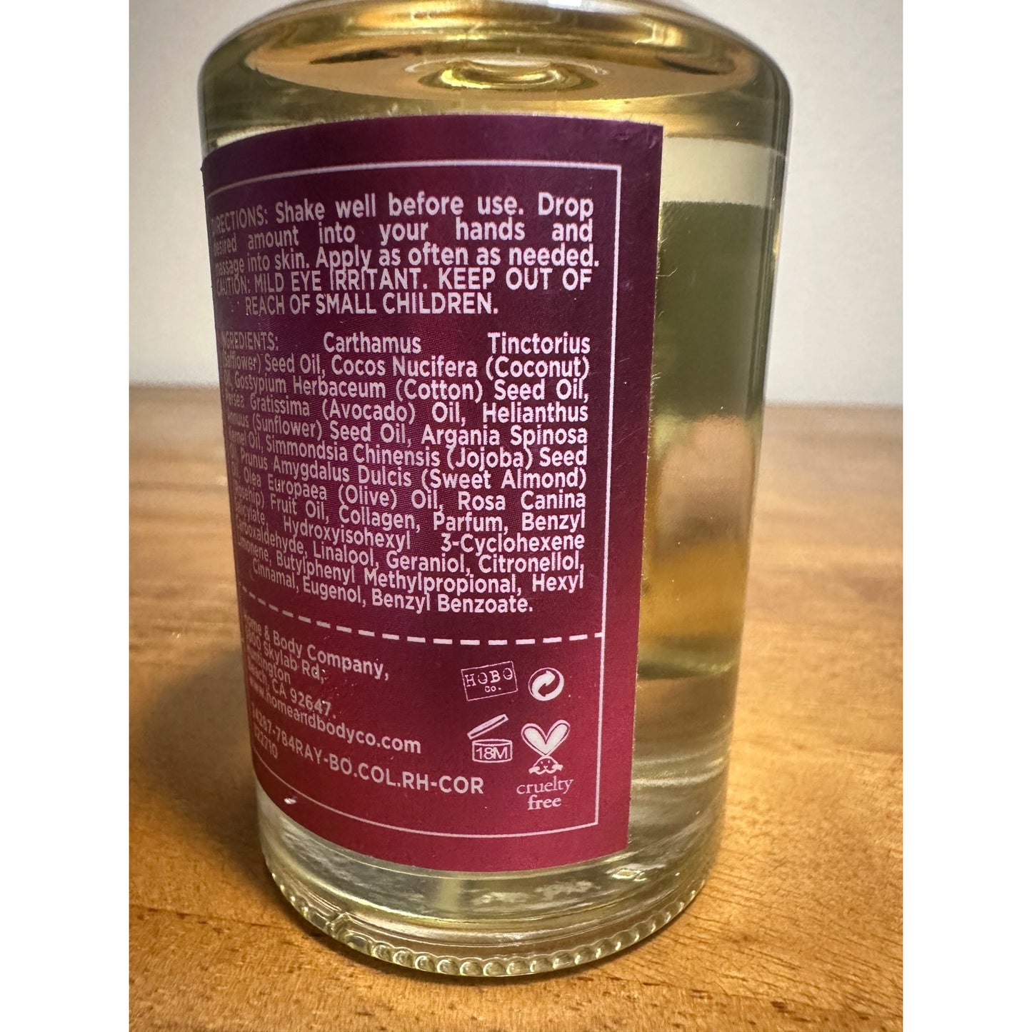 Coco Rose Anti-age Rosehip & Collagen Body Oil 4 fl oz Ray Routine NEW | E8