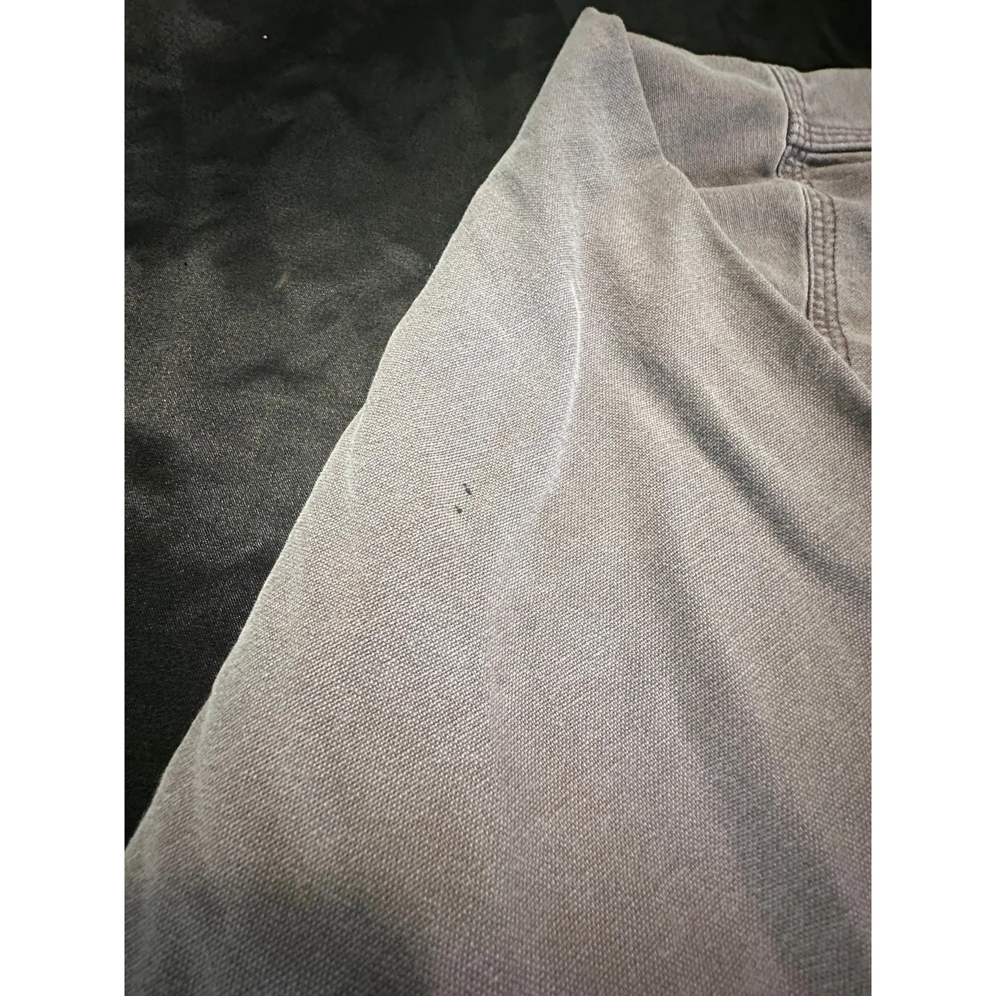 Eddie Bauer Mens Vintage Distressed Work Shirt Long Sleeve Button Up Dusty Purpl