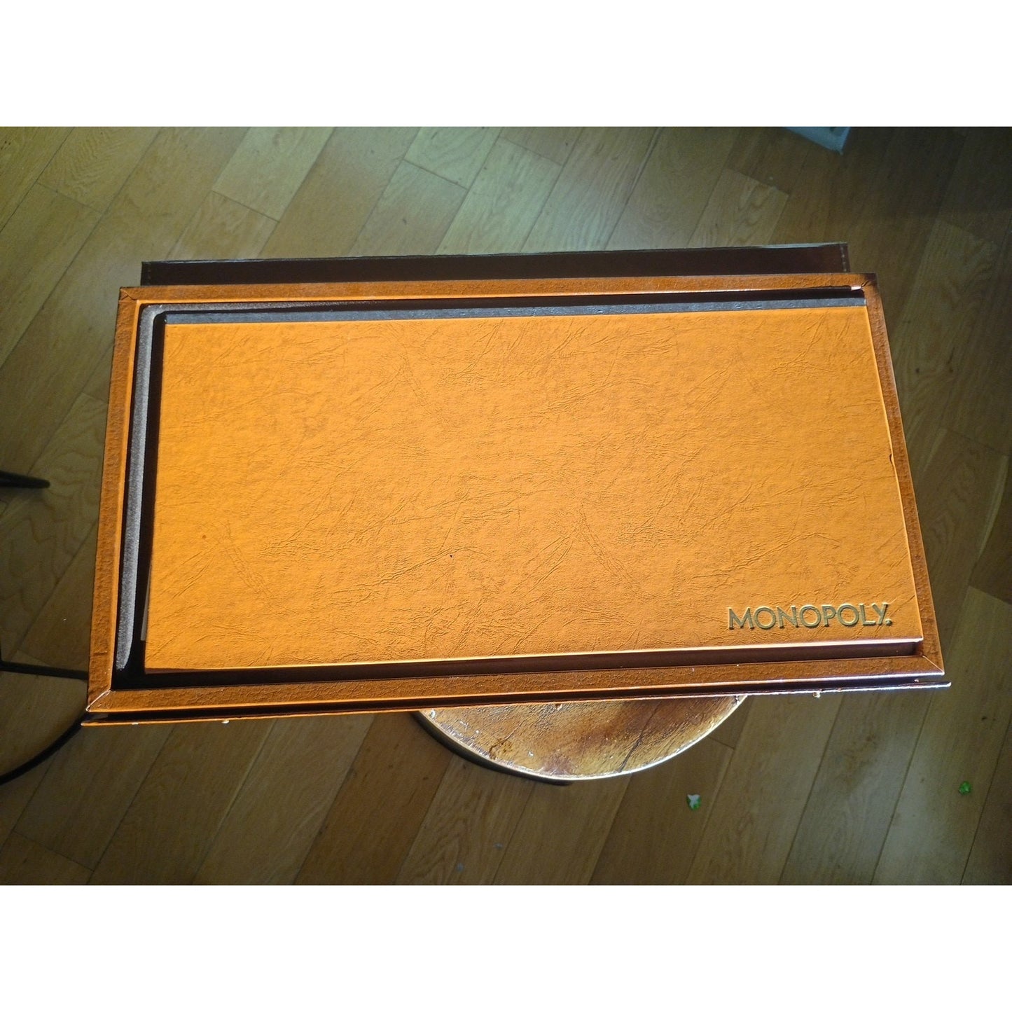 1974 Monopoly Game Pleather Anniversary Travel Case Parker Brothers COMPLETE C11