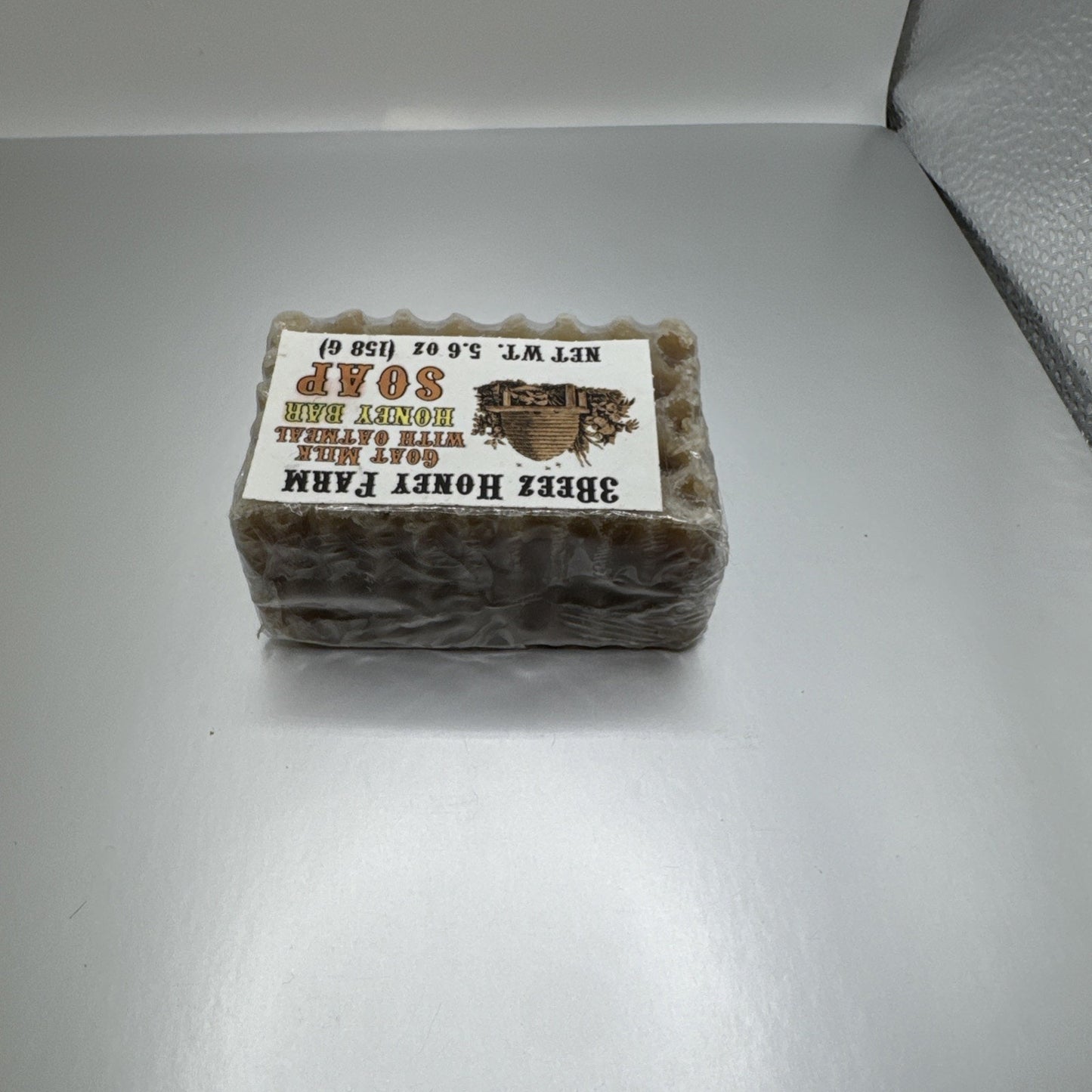 3 Beez Honey farm Goat milk With oatmeal honey bar soap 5.6oz A1