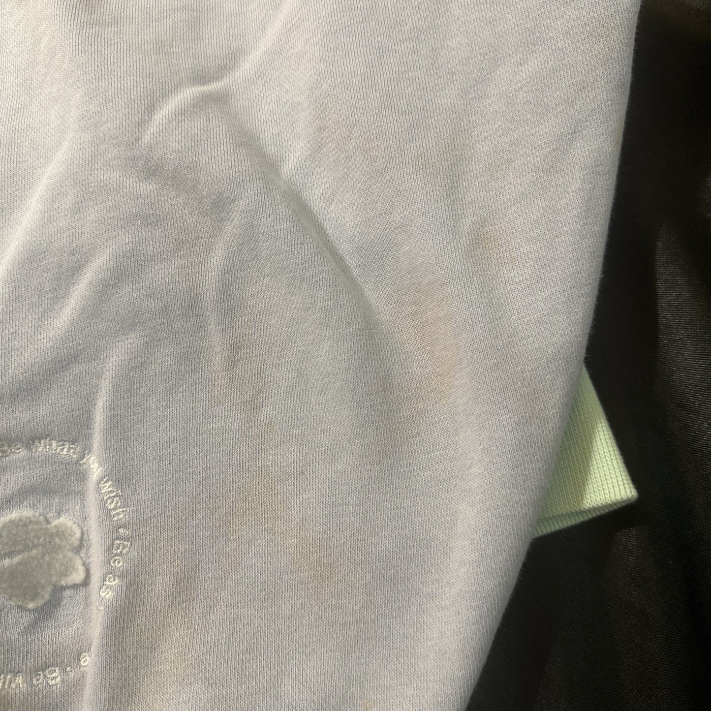 Nike Oversize Women's M Be As You Are Cropped Sweater Purple Green Cloud 1A25