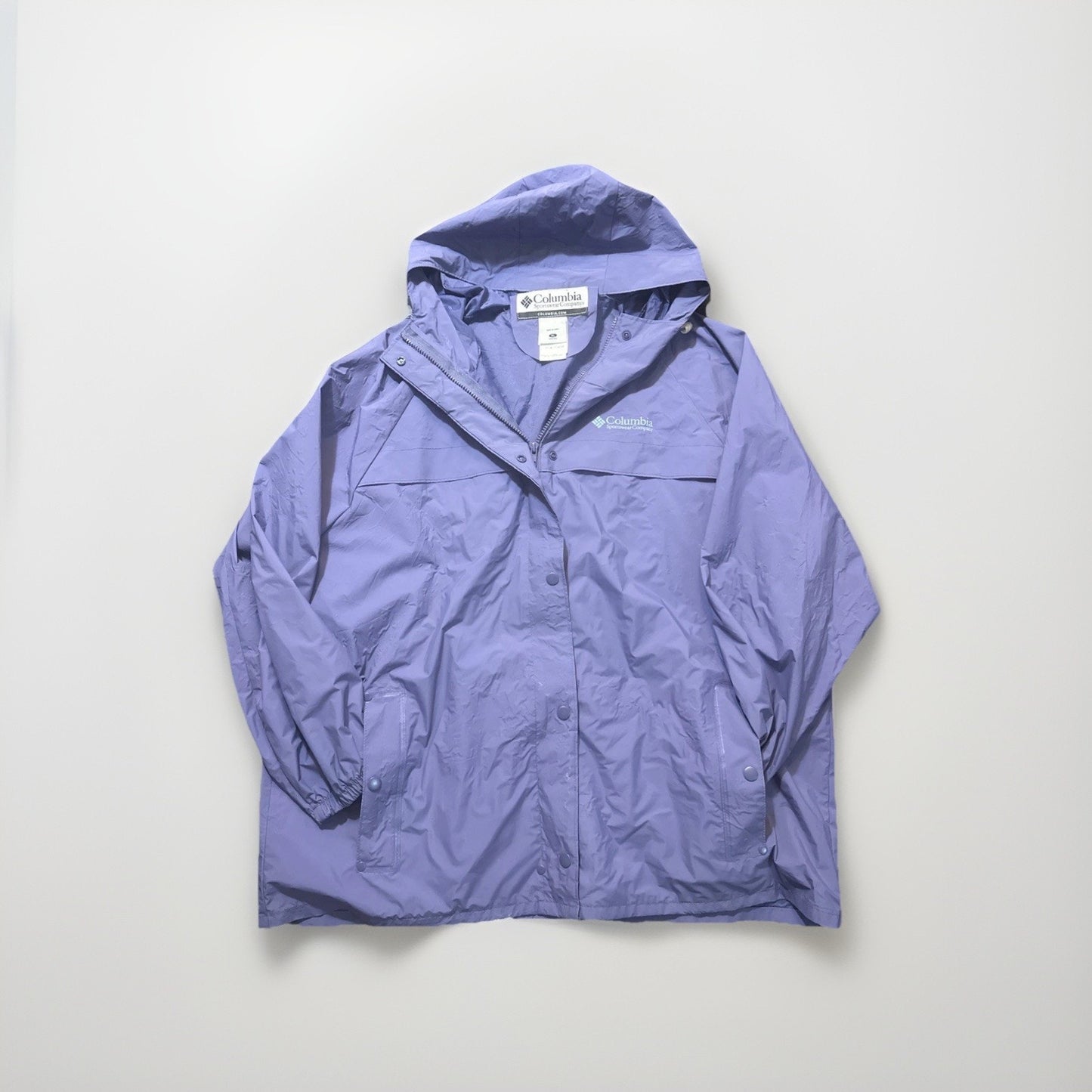 Columbia Women's XL Full Zip Jacket Raincoat Waterproof 1C17