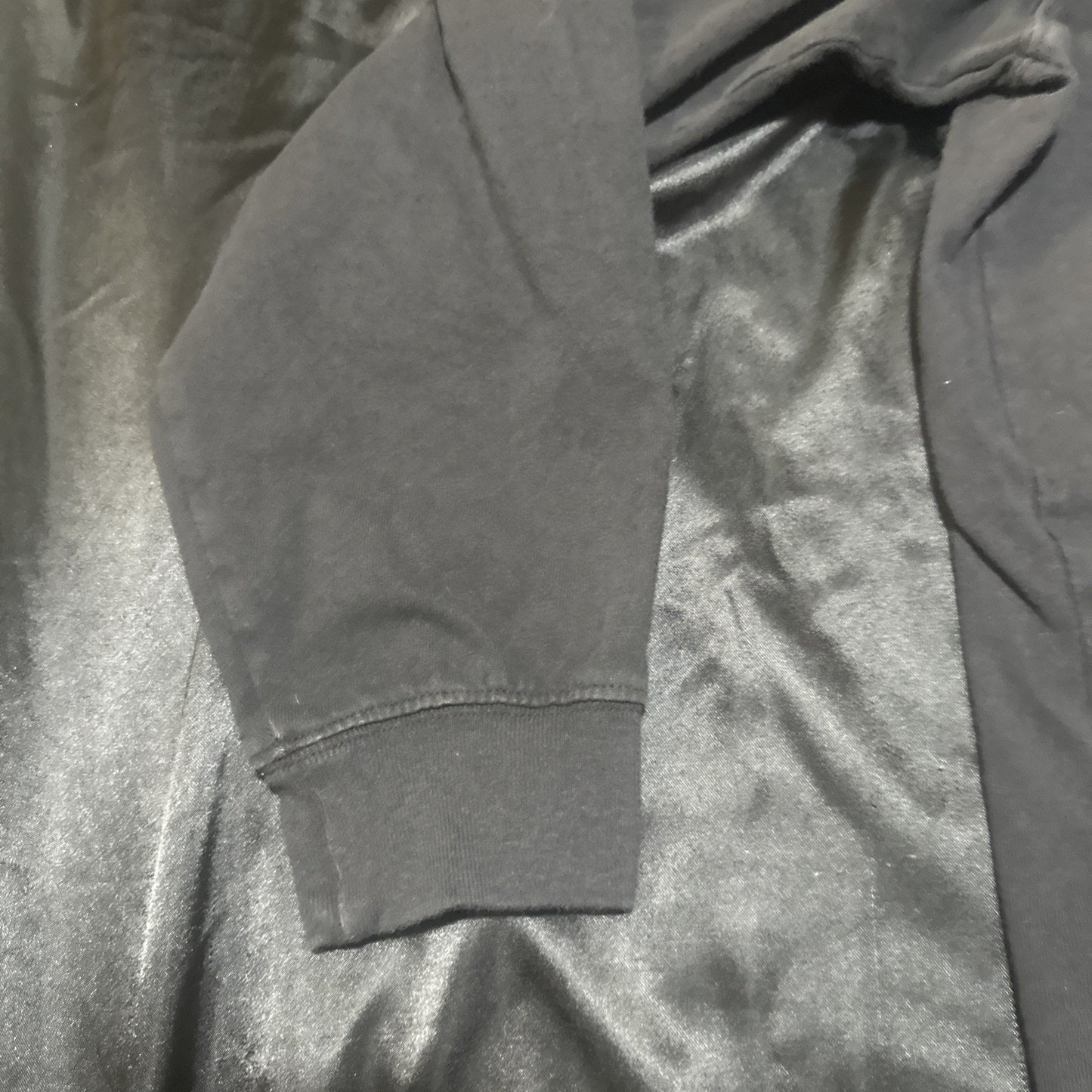 Carhartt 2XL Original Fit Men long sleeve Logo tee shirt Black Crew Neck