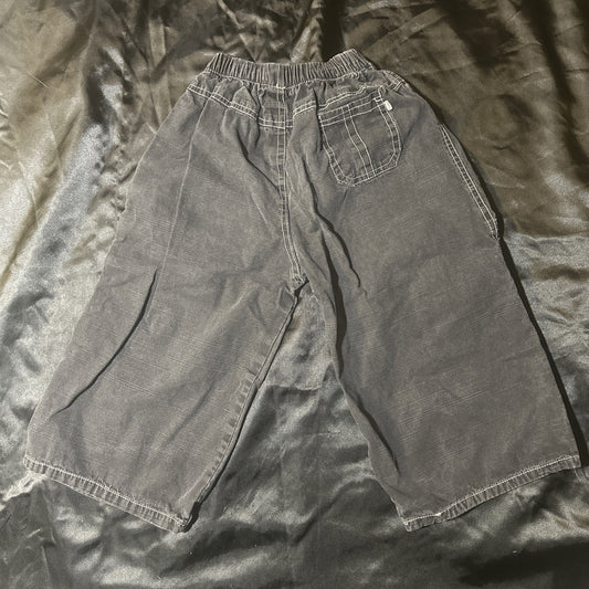 Nike Bootleg Cavaliers Denim Youth Pants Size 4/5 Black Gray Basketball Boys