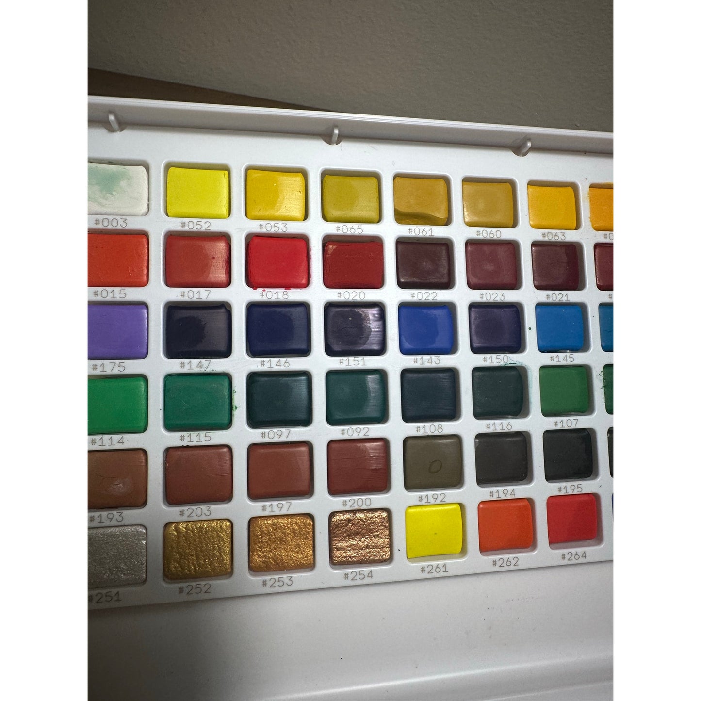 Sakura Koi Water Colors Travel Studio Set 72 Colors Pre-Owned NO BRUSHES | E7