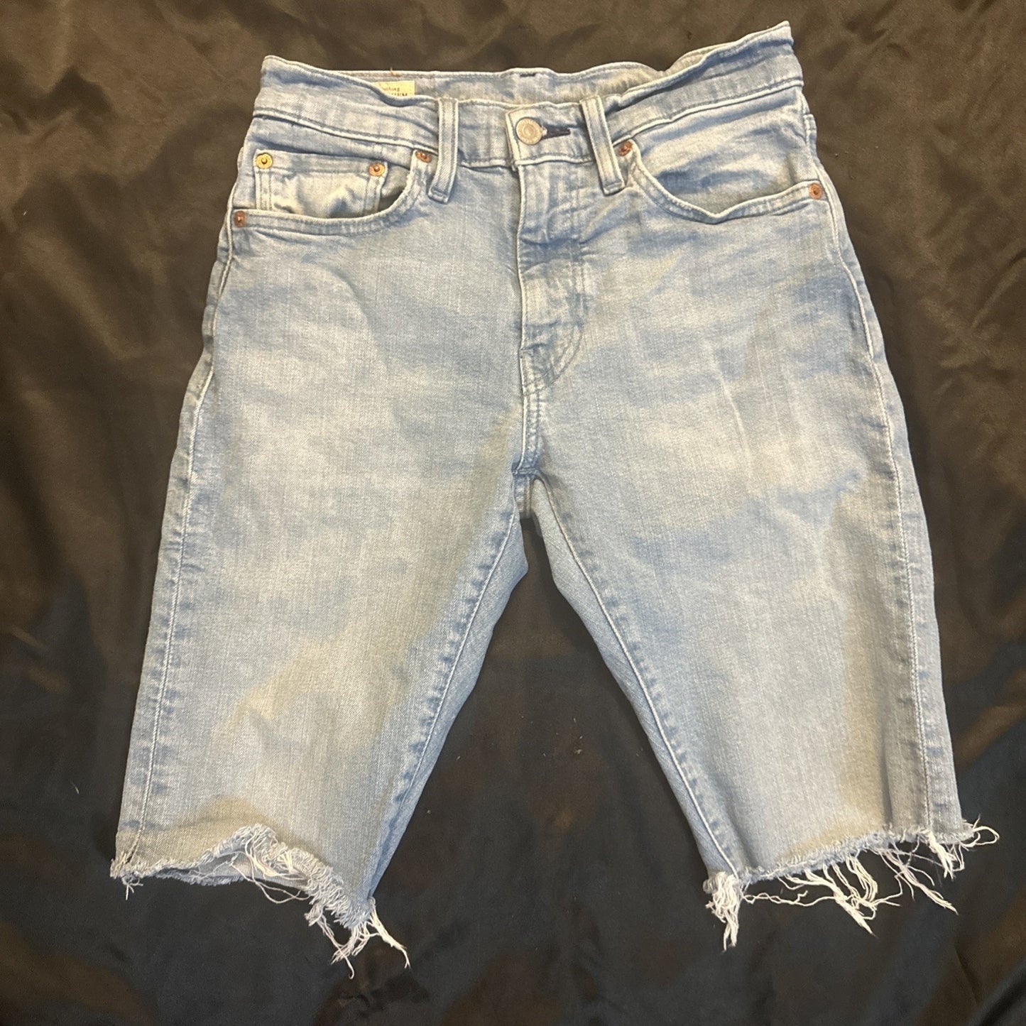 Levi's Premium Lot 512 Bermuda Cut-off Shorts 28" Waist Light-wash Denim 1B22