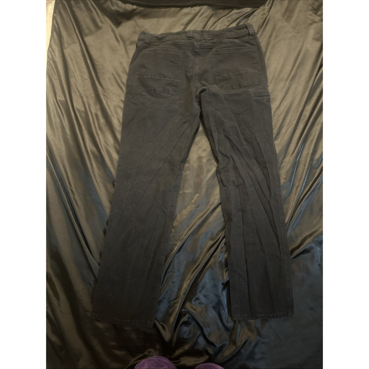 Weatherproof Vintage Black Denim Jeans Men's 38x34 Relaxed Fit Cargo 1C03