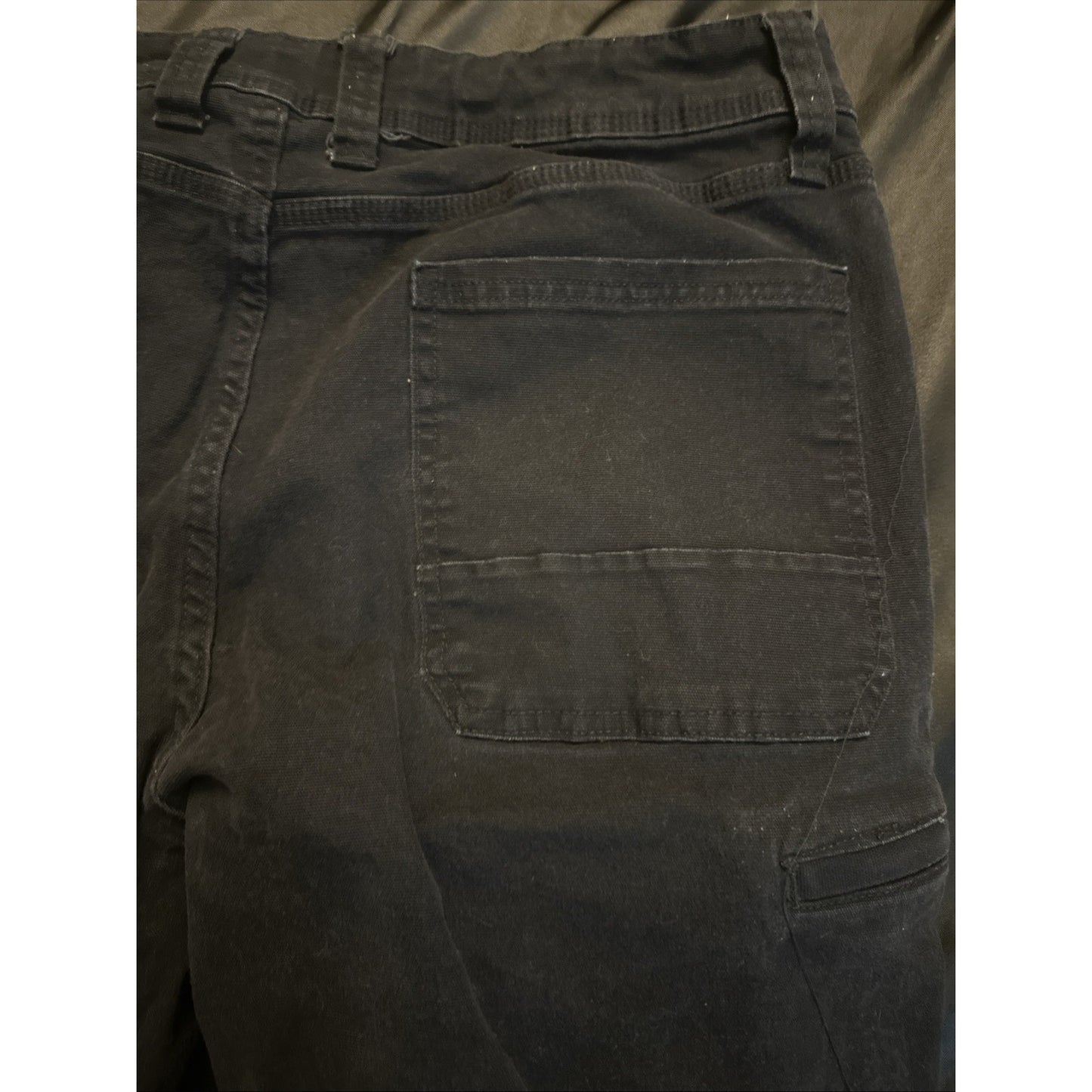 Weatherproof Vintage Black Denim Jeans Men's 38x34 Relaxed Fit Cargo 1C03