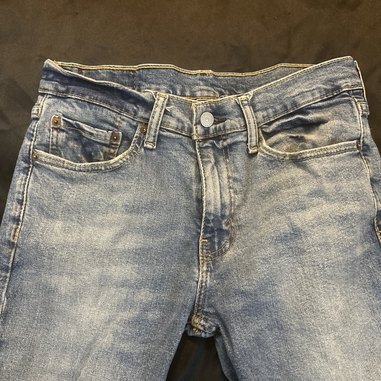 Levi's 511 Blue Denim Jeans Lightwash Mens 31x30 Egypt Straight Leg Slim 1B15