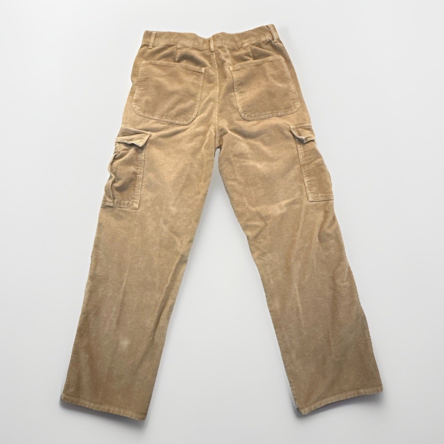 RSQ Corduroy Cargo Pants Mens 32x32 Brown Loose 100% Cotton 1B04