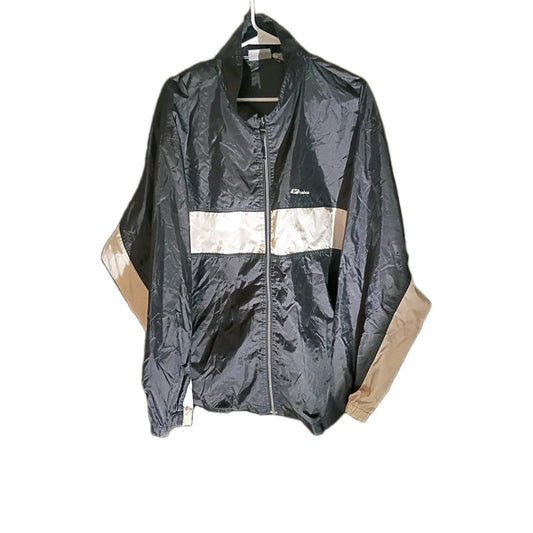 Vth Reebok Athletic Jacket Mens Large Blue/White Colorblock Windbreaker 90s D4