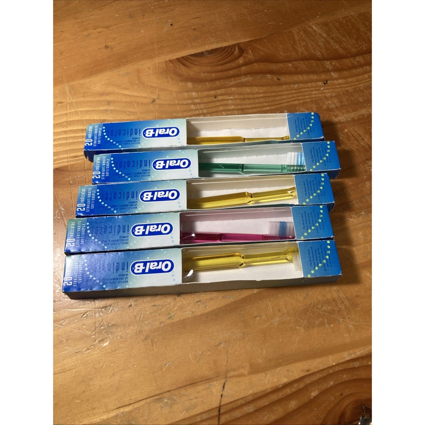 5 VTG 2005 Oral B 20 Indicator Straight Angle Compact Soft Multicolor E1