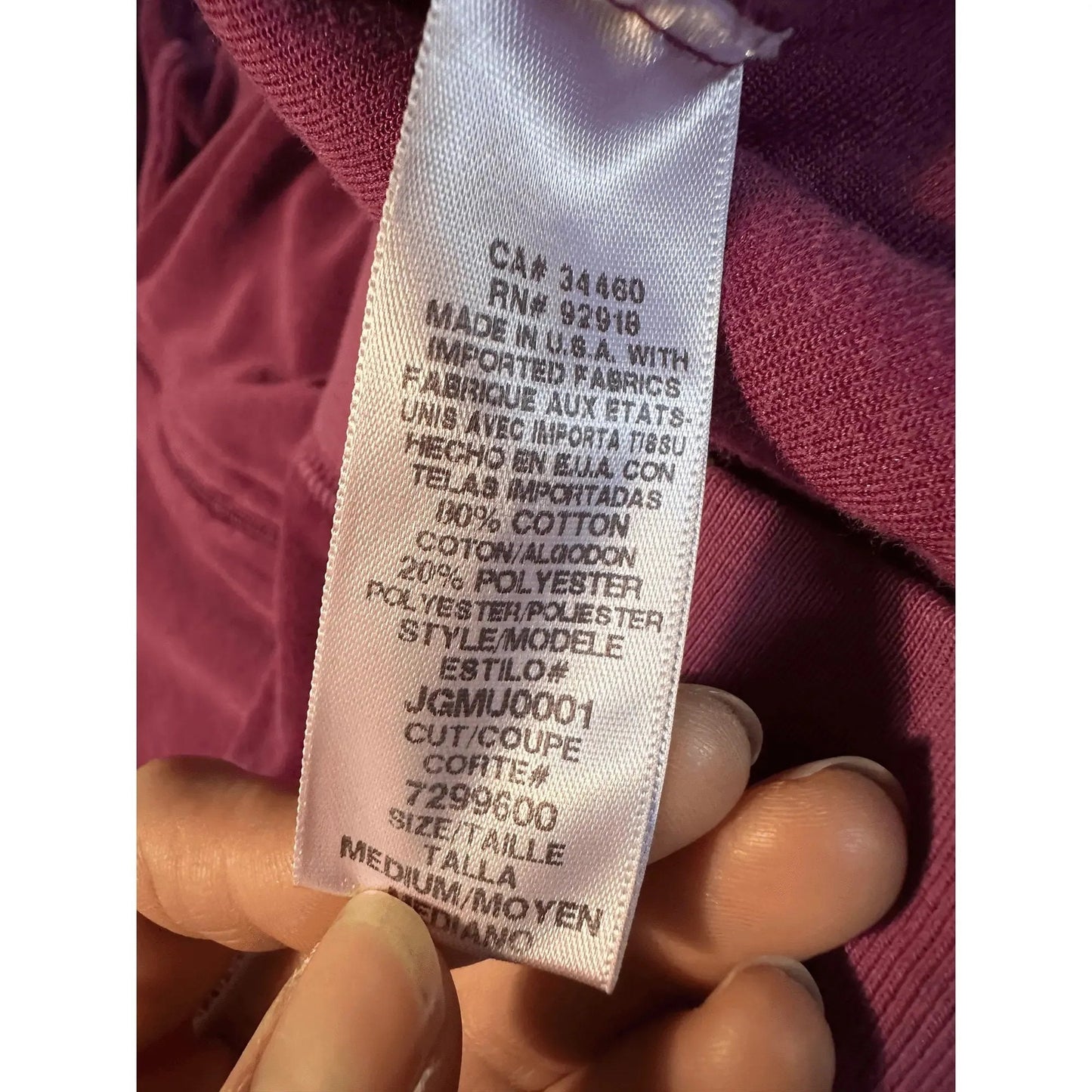 Juicy Couture Womens Velour Tracksuit Hoodie Jacket M Pink USA Vintage Y2K