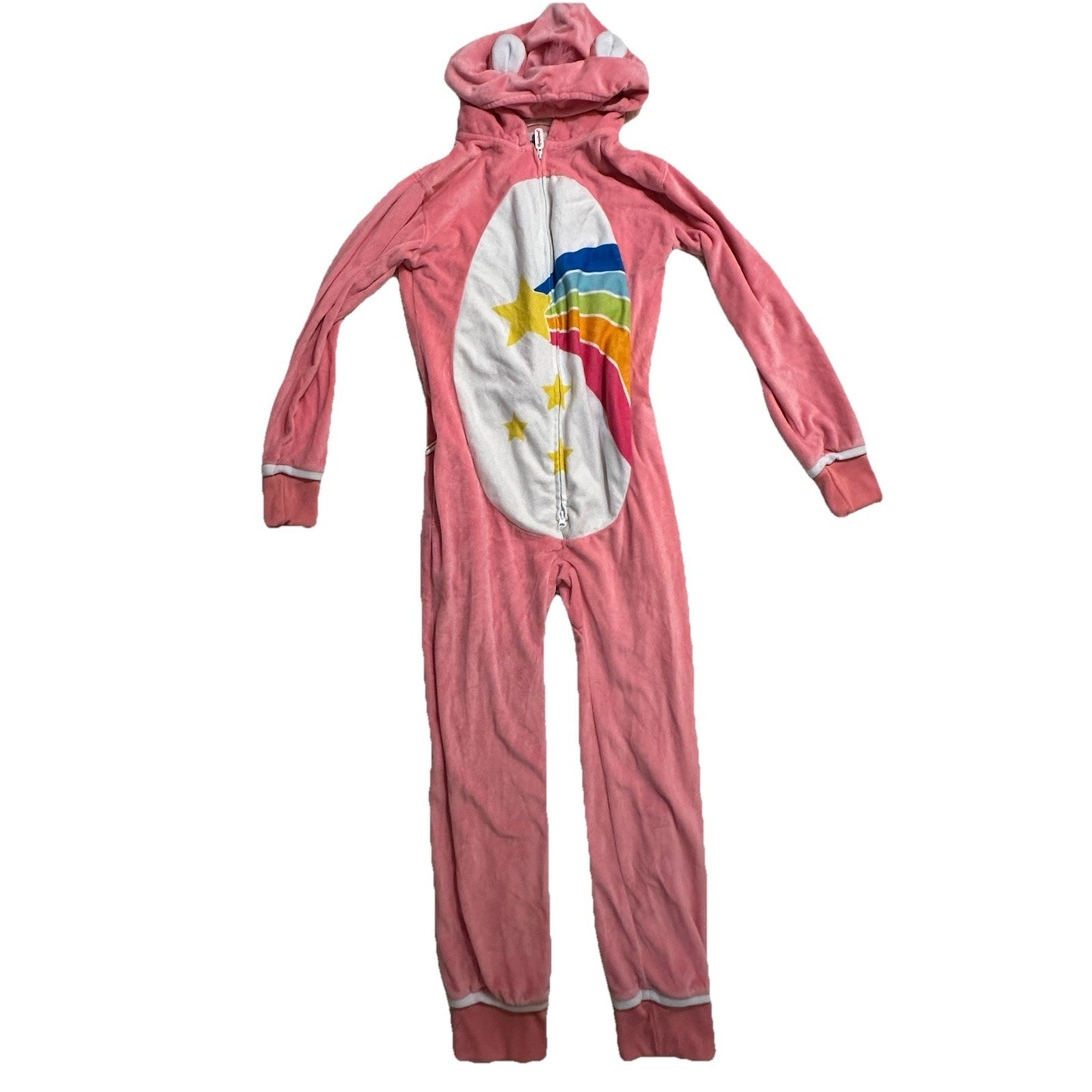 Tipsy Elves Carebears Adult Size S Pajamas One Piece Footless Excellent