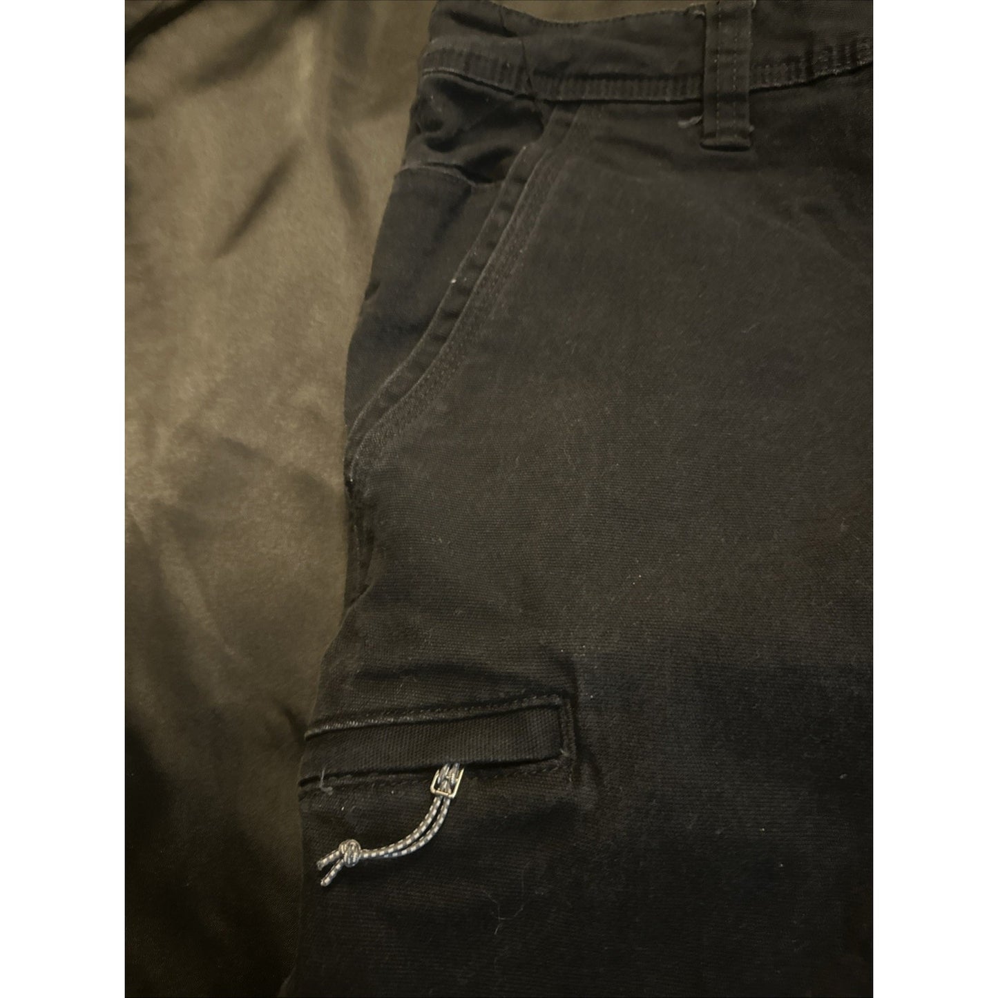 Weatherproof Vintage Black Denim Jeans Men's 38x34 Relaxed Fit Cargo 1C03