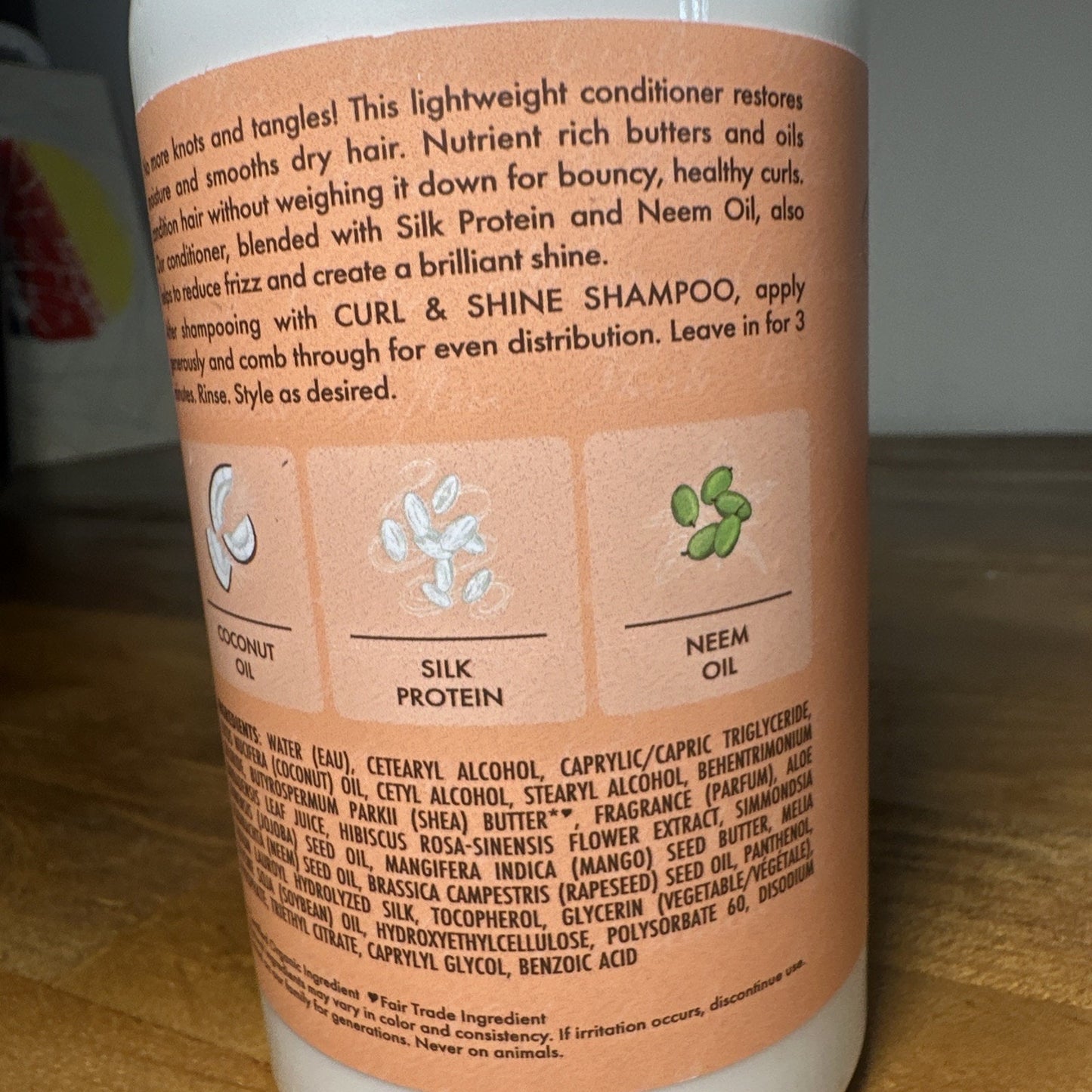 Curl & Shine Conditioner, Coconut & Hibiscus, 13 fl oz (384 ml)