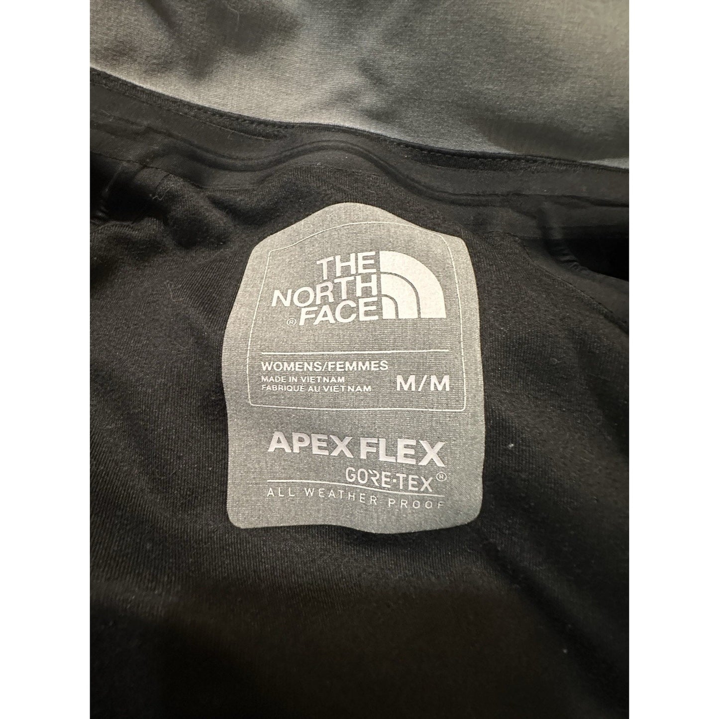 The North Face Women’s Medium Apex Flex Gore-Tex Jacket Hooded Gray All Weather