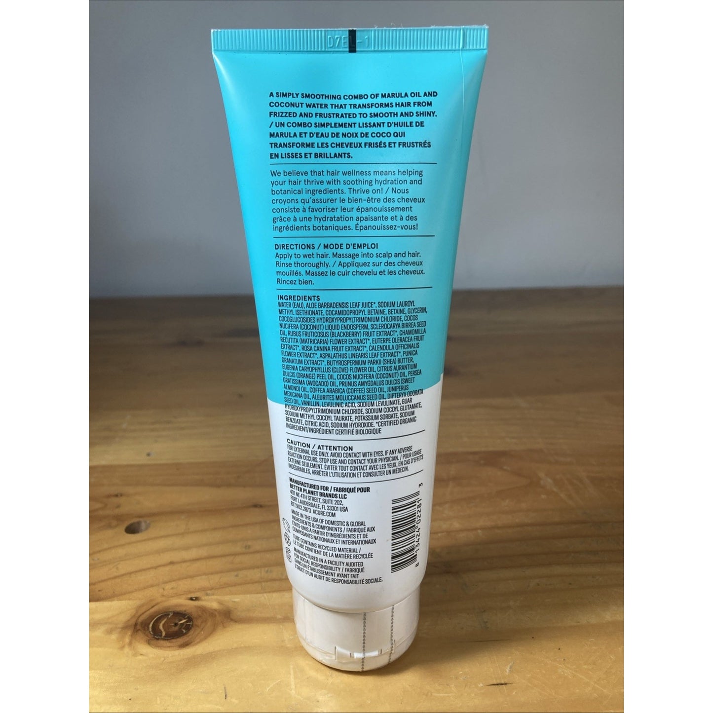 Acure Simply Smoothing Shampoo Coconut Marula Oil 8 Fl Oz B4