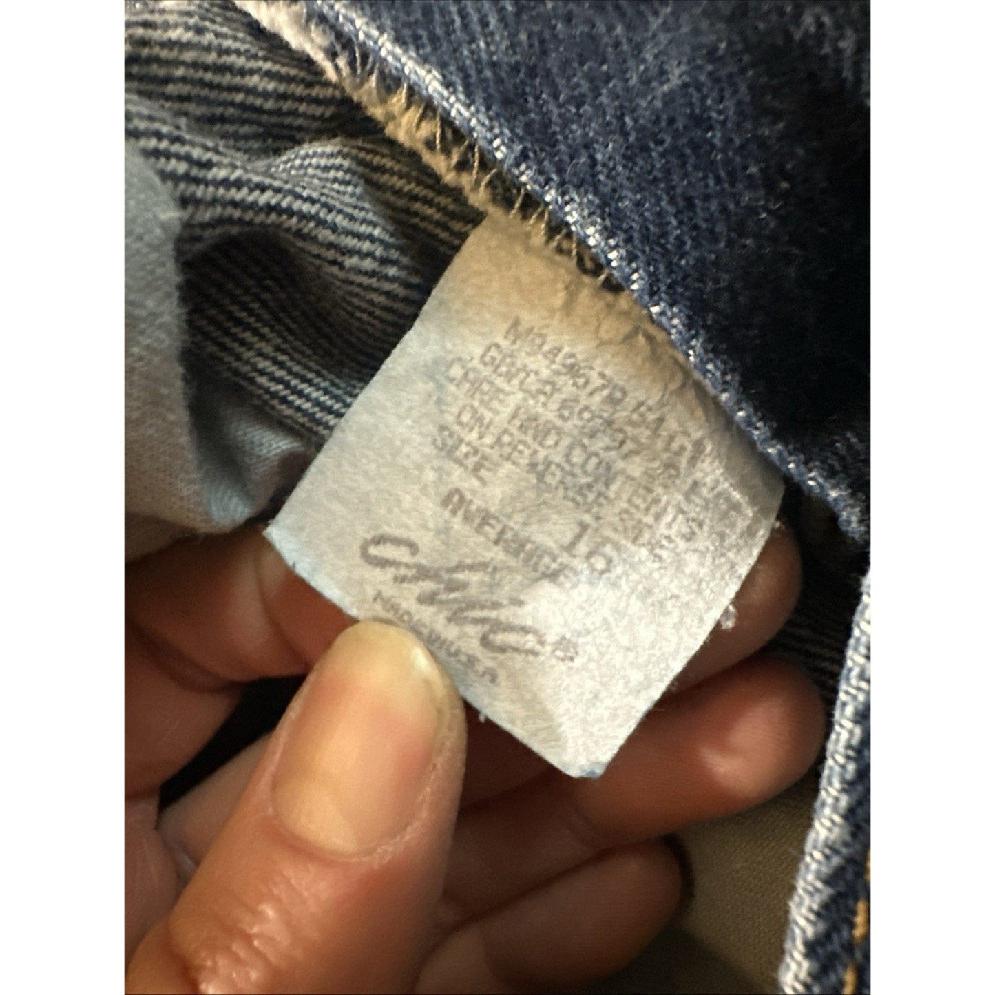 Chic Blue Denim Jeans Women's 30x28 2 Identical Pairs Y2K 1C21