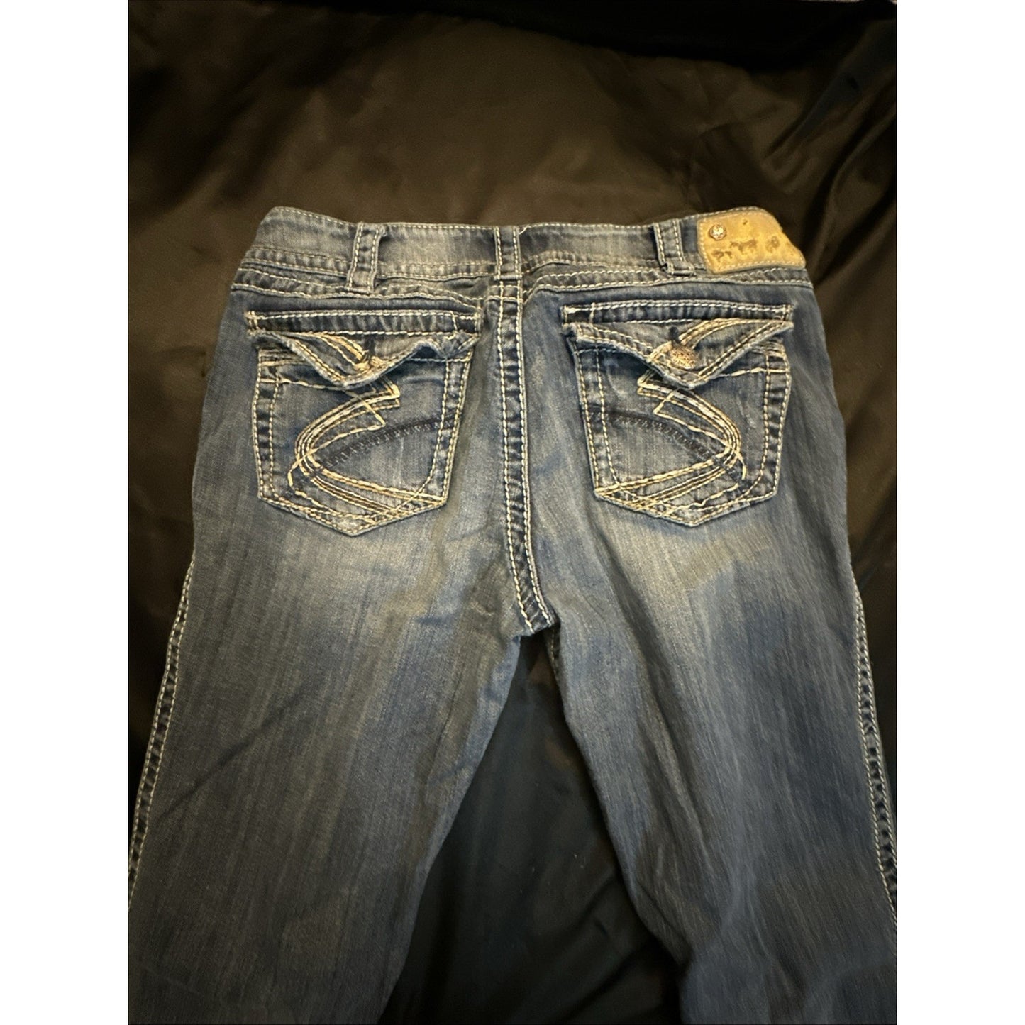 Silver Jeans Y2K Fashion Distressed Women's 30x32 Embroidered Bootcut Fair 1B26