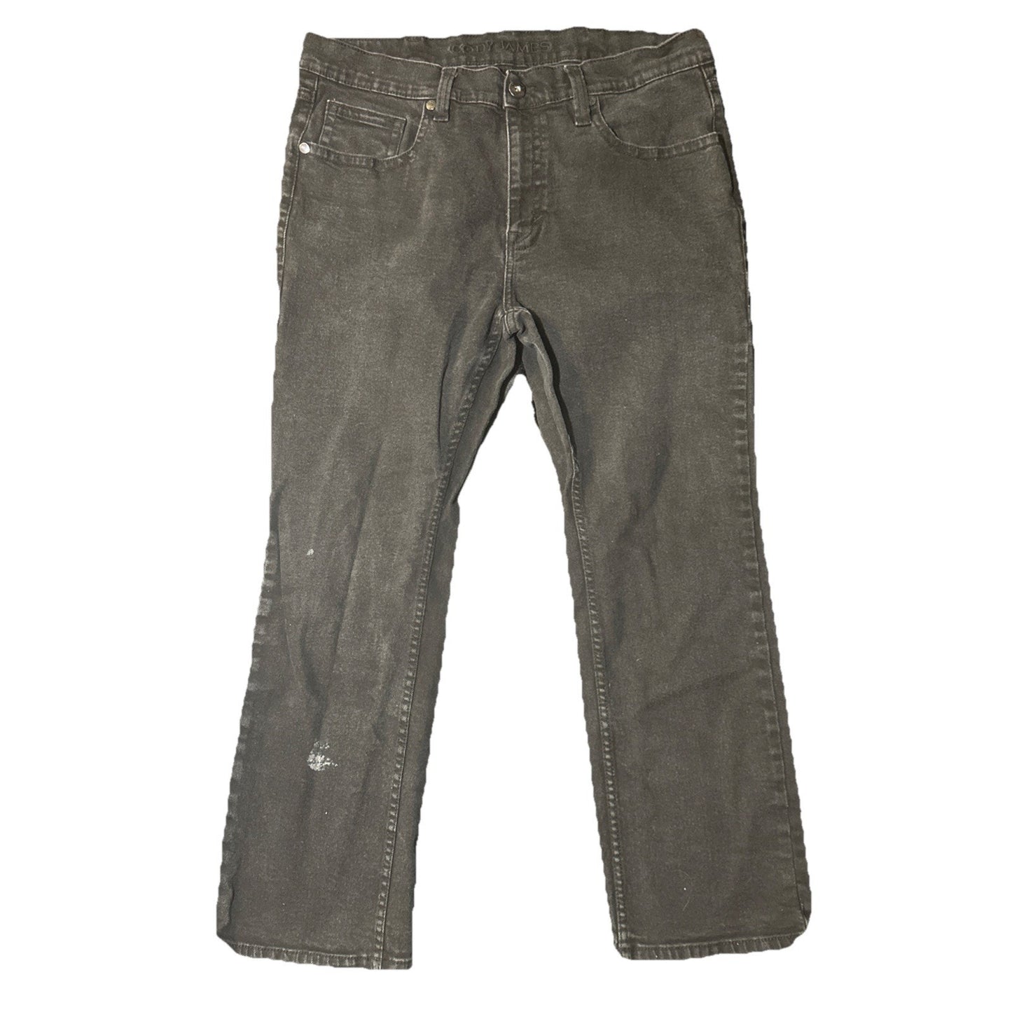 Cody James Black Denim Straight Leg Jeans Men 38x30 Cotton Madagascar Western