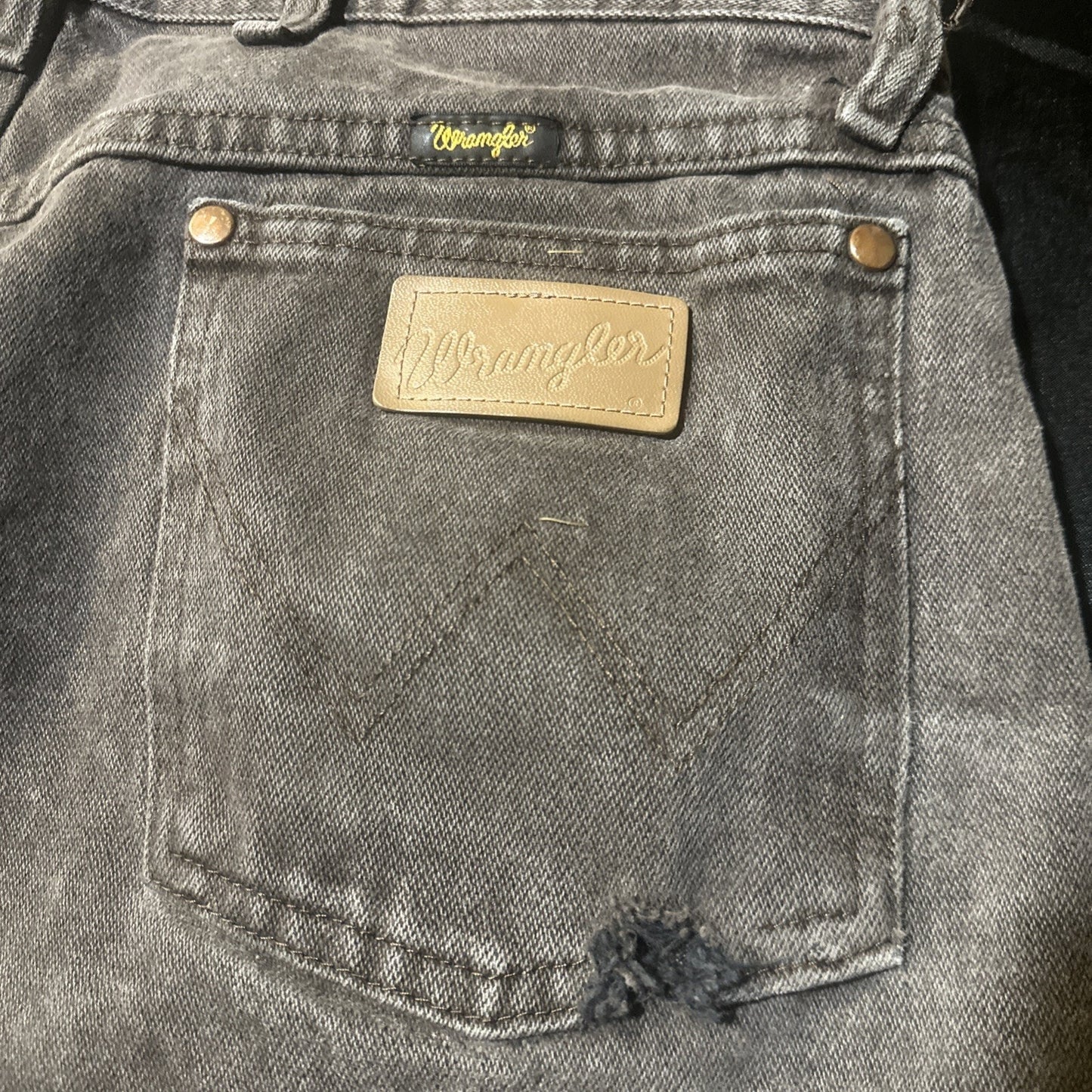 Wrangler 38x34 90’s Men’s Brown Denim Jeans 100% Cotton Mexico 13MWZKL