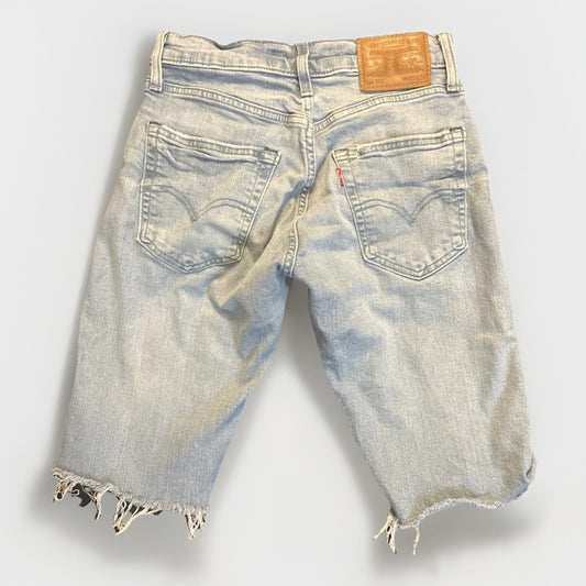 Levi's Premium Lot 512 Bermuda Cut-off Shorts 28" Waist Light-wash Denim 1B22