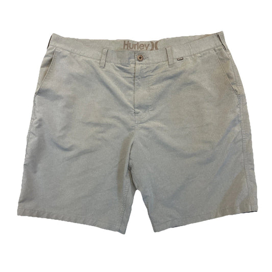 Hurley x Nike Dri-Fit Chino Shorts Mens XL 40" Waist Blue Buttons 1B03