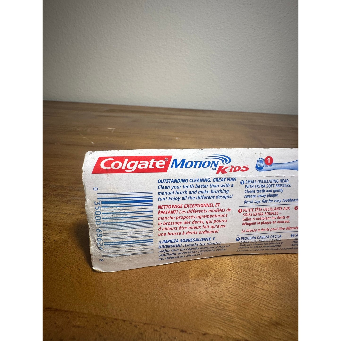 Vtg Colgate Motion Kids Electric Toothbrush Firetruck Battery Operated | E7