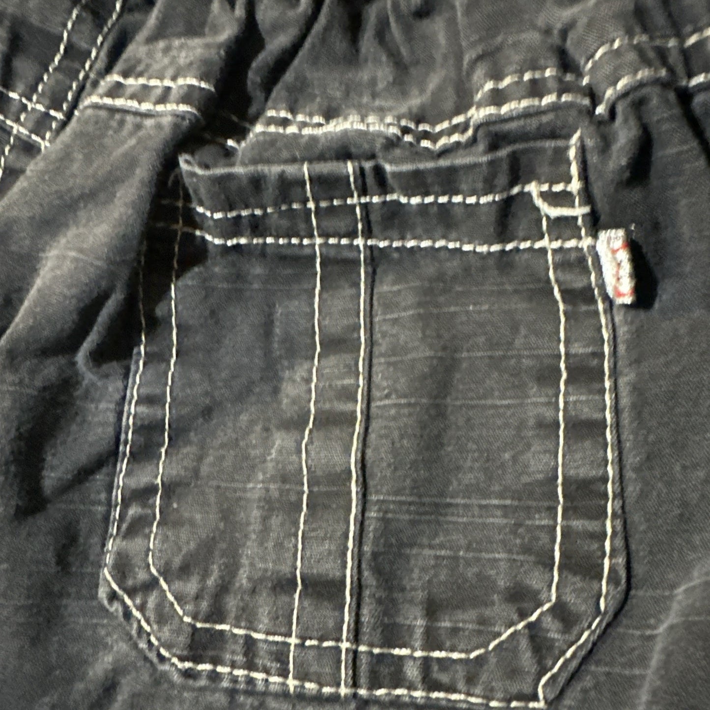 Nike Bootleg Cavaliers Denim Youth Pants Size 4/5 Black Gray Basketball Boys