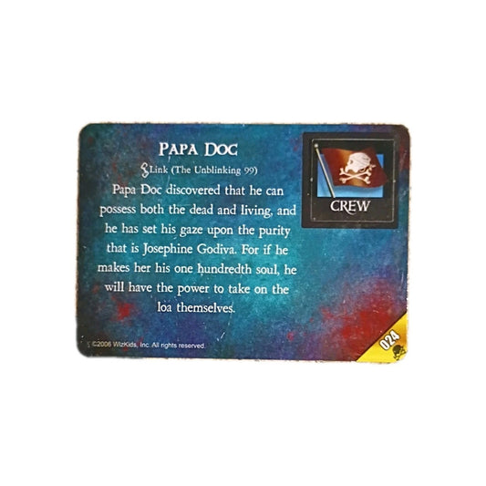 WizKids Pirates CSG of Davy Jones' Curse 024 Papa Doc Unpunched C12