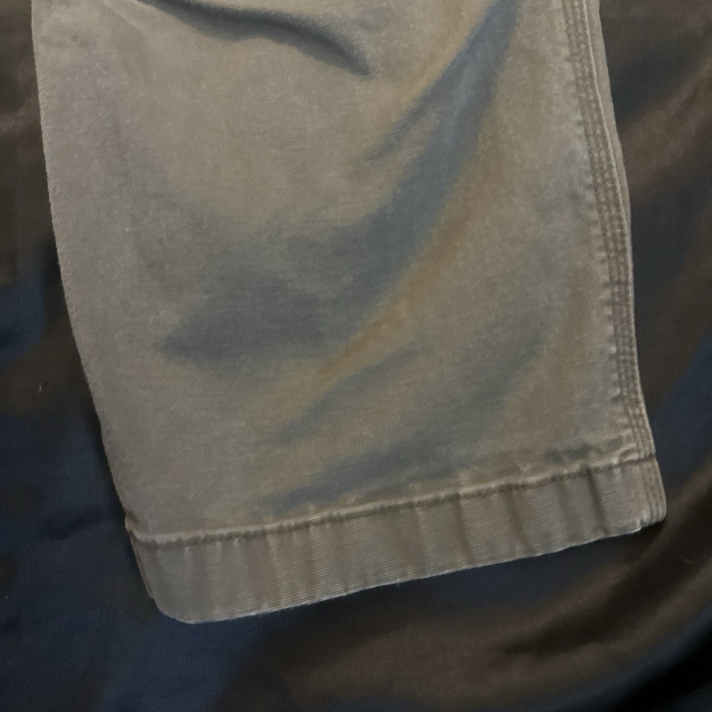 Carhartt 44x34 Relaxed Fit Olive Green Canvas Heavy Duty Pants Workwear 1B23