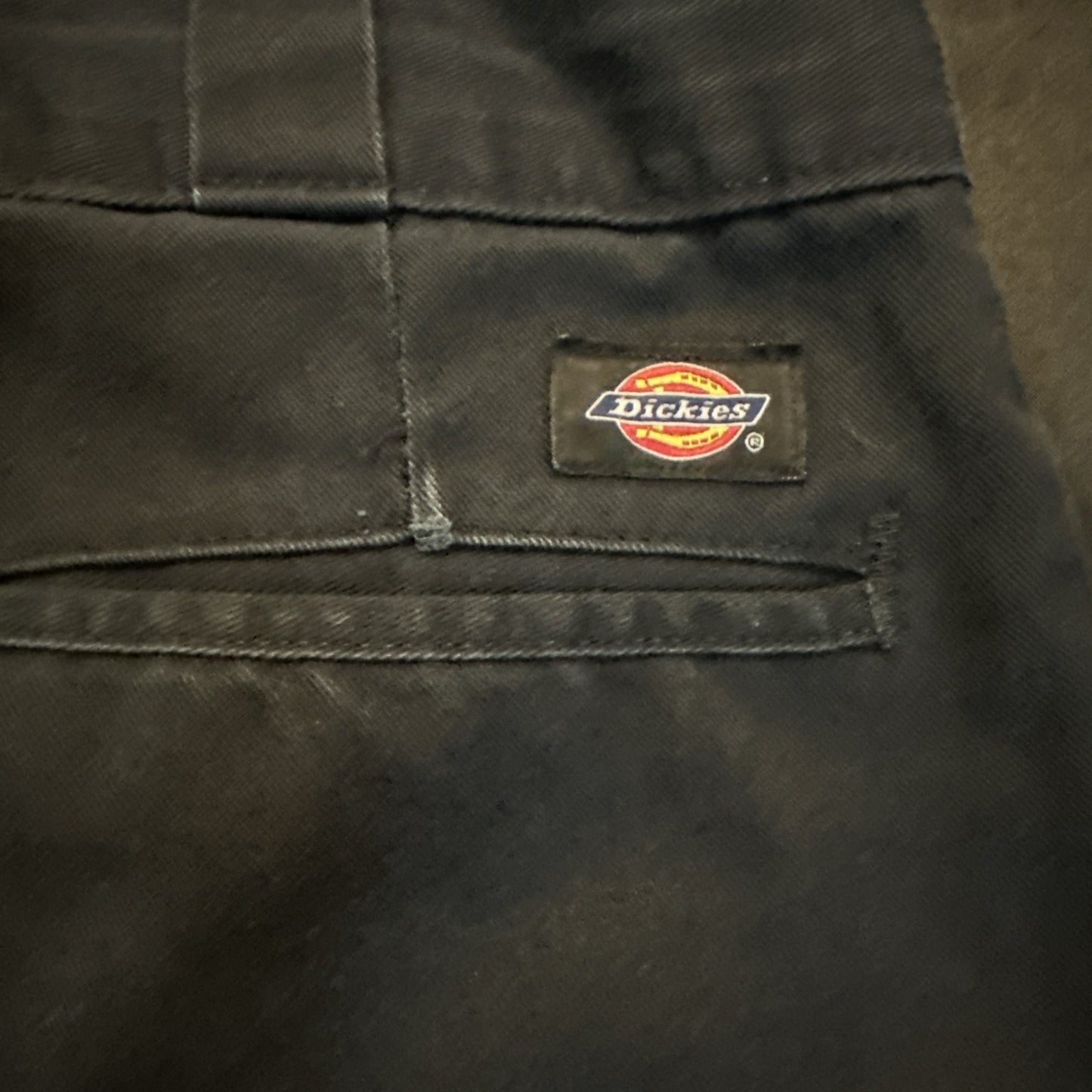 Original Fit Dickies 874 Black Pants Y2K Streetwear Classic Fit Cotton 1B10