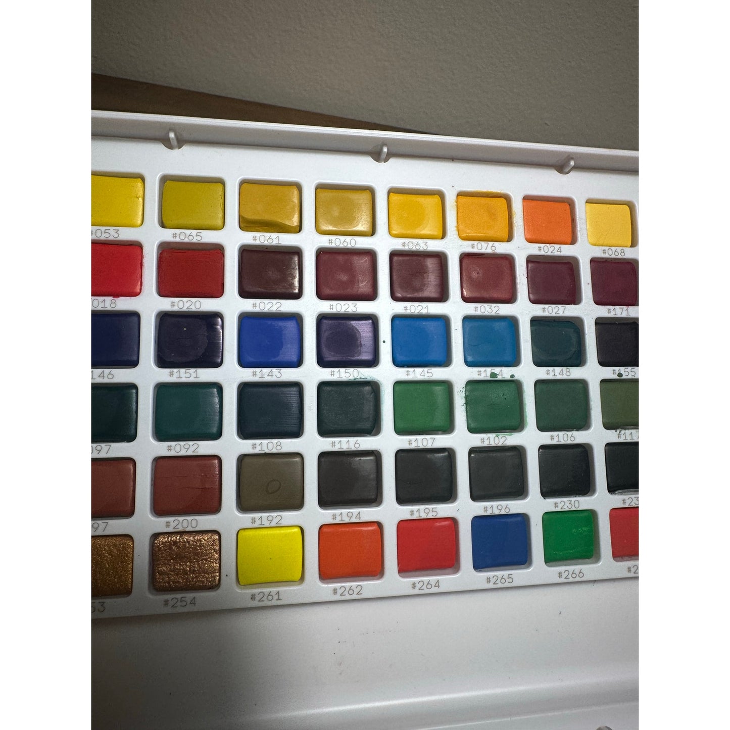 Sakura Koi Water Colors Travel Studio Set 72 Colors Pre-Owned NO BRUSHES | E7