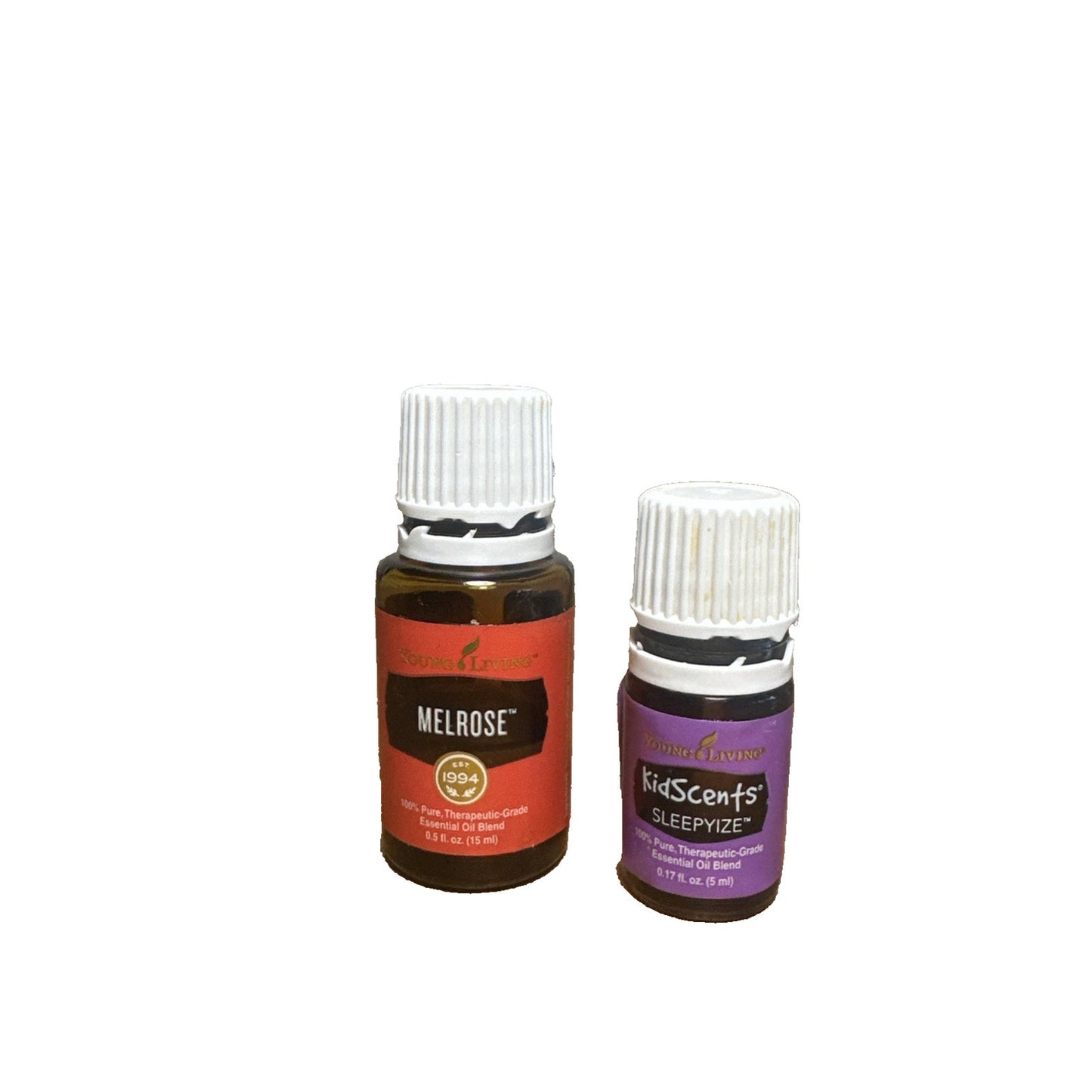 Young Living Lot of 2 Melrose 15ml £ Kidz Sleepyize 5ml E3