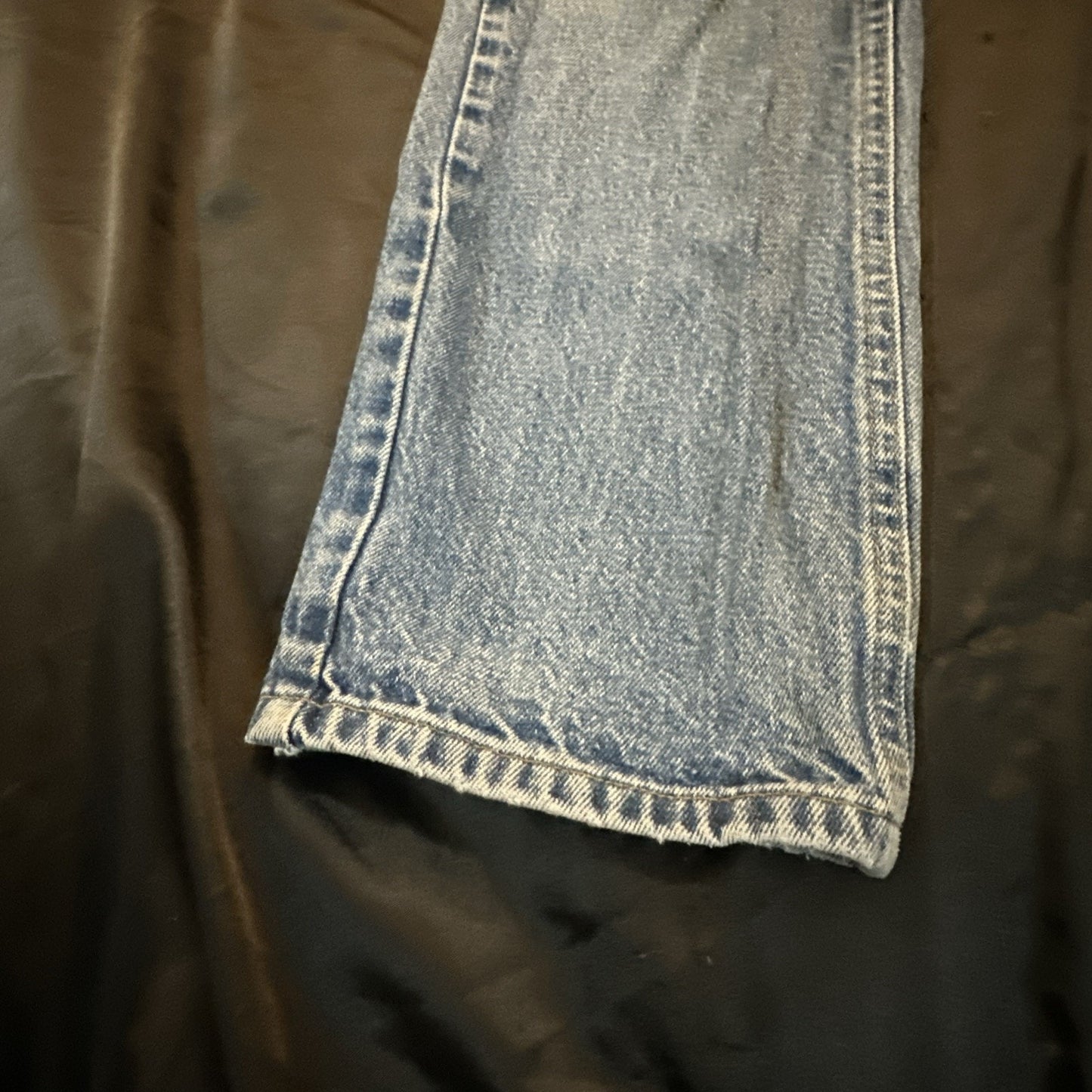 Vtg Carhartt Blue Denim Jeans Mens 34x32 B17-STW Relaxed Jeans Stonewash 1B11